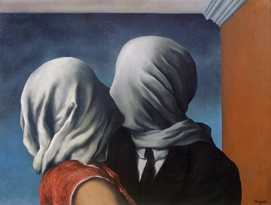 사진_지앤씨미디어('연인', 1928, 캔버스에 유채, 54cm x 73.4cm)