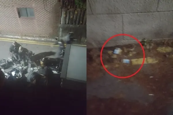 마스크걸 촬영팀 쓰레기 투기·소음 논란 (사진=네이트판)