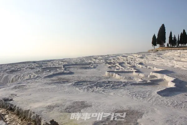 터키 파묵깔레 석회붕