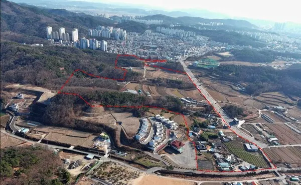 봉곡신도시지구 사업대상지 전경.(사진_구미시)