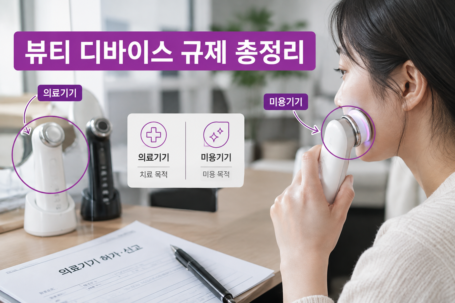 뷰티 디바이스 규제 총정리: 의료기기와 미용기기의 경계는 어디인가