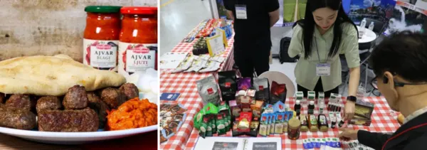 박람회에서 참가자들의 포트라르카의 제품을 보고 있다. (사진제공_크로아티아대사관/MVEP & 크로아티아관광청/CNTB)