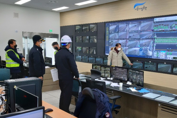 이상일 도봉소방서장, 동부간선도로 도봉지하차도 현장확인
