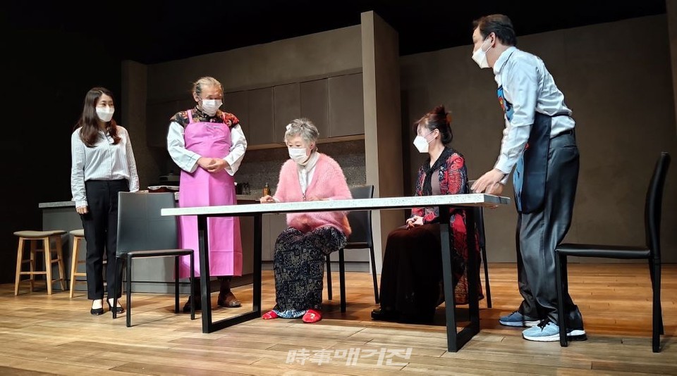 연극 ‘참기름 톡!’ 연습 장면 / 사진_시사매거진 하명남 기자