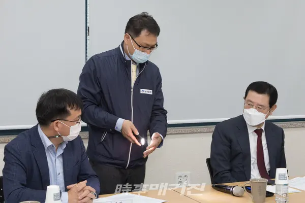 이용섭 광주시장, 뉴서광㈜ 방문 기업운영 애로사항 적극지원!(사진_최윤규 기자)