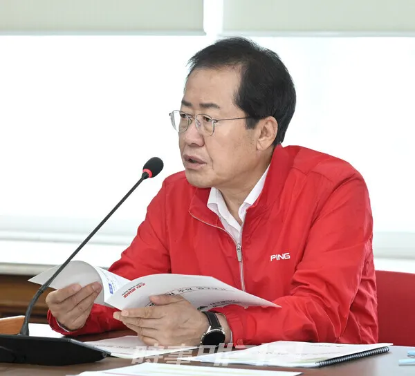 홍준표 대구시장.(사진_대구시)