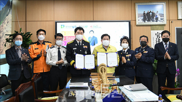 광주 남구청과 남부소방서, ‘소방안전망 구축 협약’ 체결