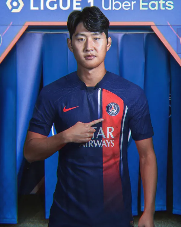 이강인과 파리생제르맹(PSG) 유니폼 합성 사진. 사진=파브리지오 로마노 SNS