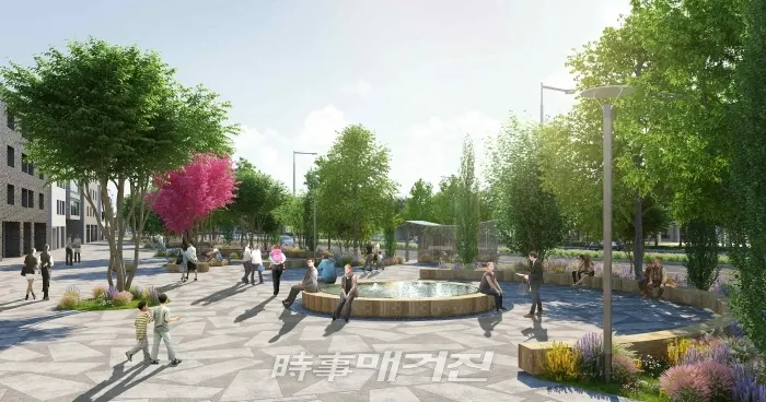 금암분수정원 조성 조감도(사진_전주시)