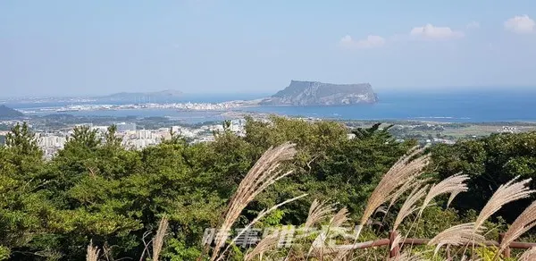 대수산봉 정상에서 본 성산