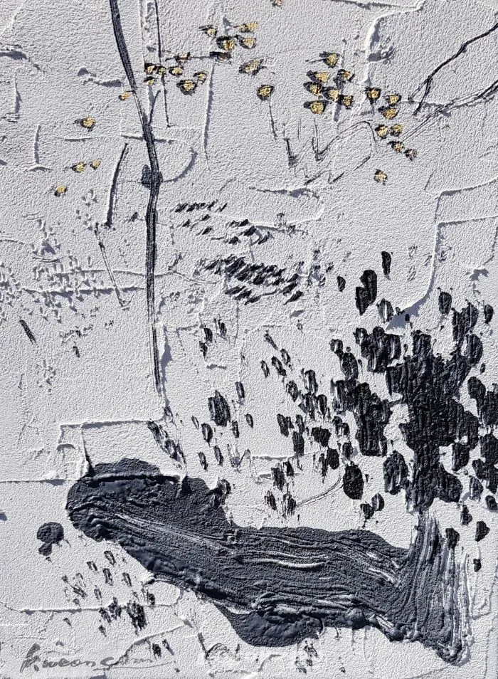 돈화문갤러리 권정찬 초대전 ‘Artist with Healing Enegry' / 일렁이다. 40.1 x 30.2cm. 2020