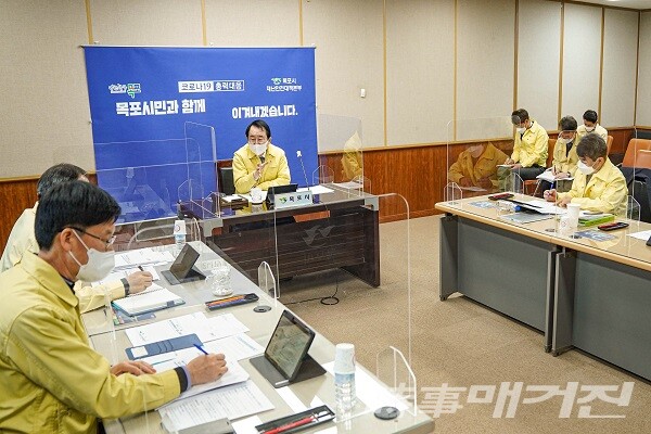 목포시, 코로나19 확산 방지 위해 유관기관과 긴밀한 공조 /사진=목포시청제공