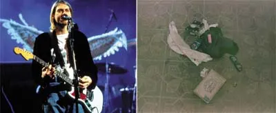 ▲ 미국 시애틀 경찰은 3월20일 밴드 ‘너바나(Nirvana)’의 커트 코베인이 숨질 당시의 사건 현장이 담긴 사진을 공개했다. 사진에는 선글라스, 담뱃갑, 코베인의 신분증이 꽂힌 지갑 등이 담겨 있다.