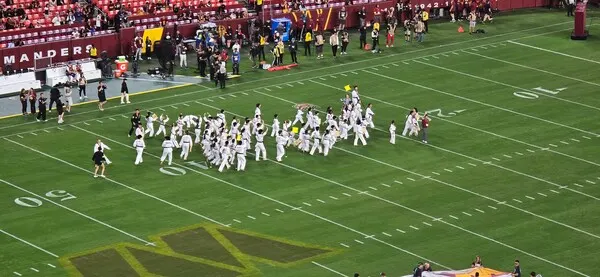 NFL 오프닝 쇼 시범 장면 (사진_대한태권도협회 제공)