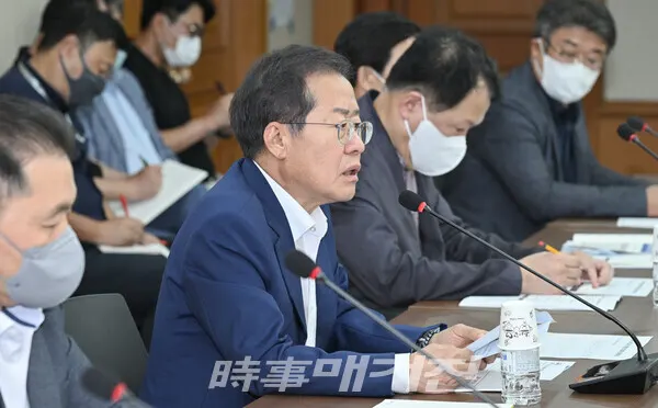 홍준표 대구시장.(사진_대구시)