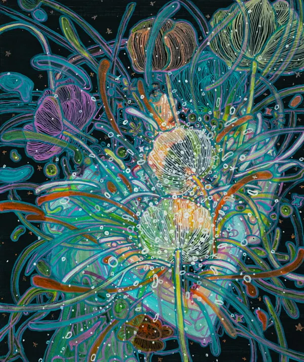 빛이 숨을 쉴 때 0814 oil on canvas 46x55cm 2024
