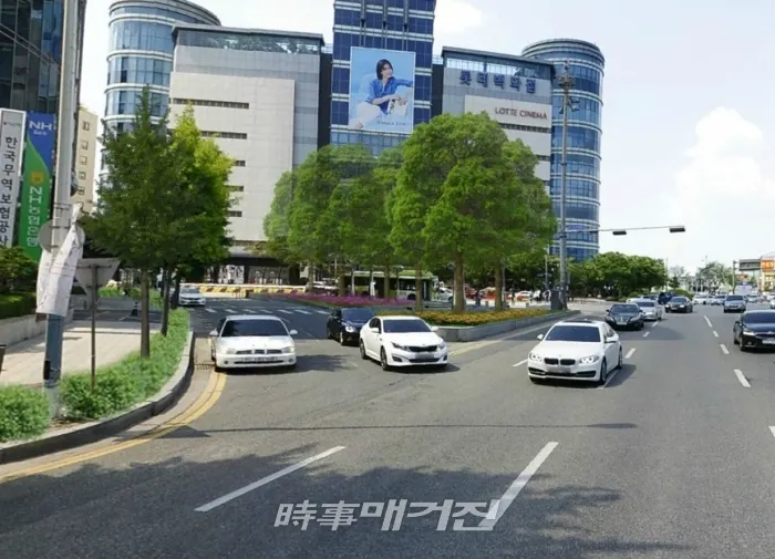 롯데백화점 전주점 인근,조성후 모습(사진_전주시)