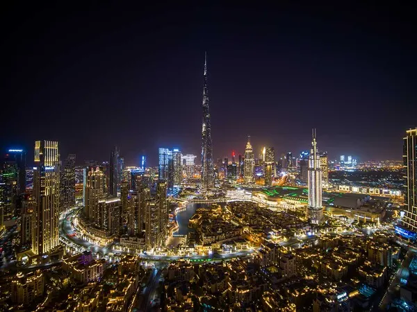 세계에서 가장 높은 초고층 빌딩 버즈 칼리파 야경 (출처=VisitDubai)