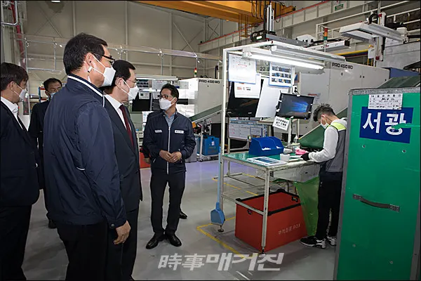 이용섭 광주시장, 뉴서광㈜ 방문 기업운영 애로사항 적극지원!(사진_최윤규 기자)