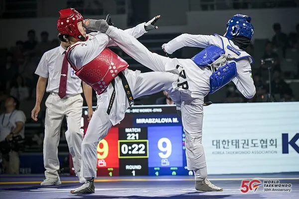2023세계태권도 그랑프리 챌린지 경기 모습(사진 태권도진흥재단)