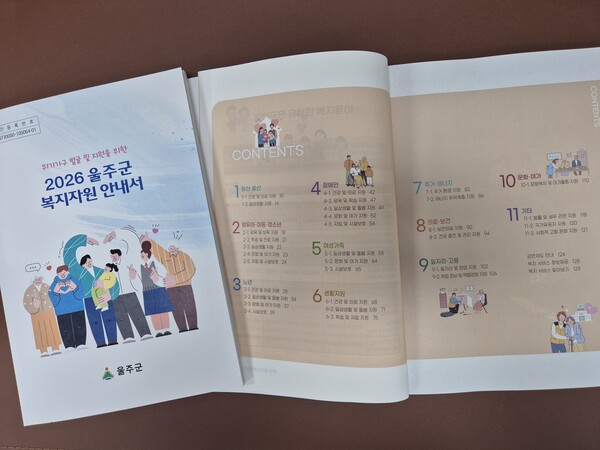 ‘2026년 울주군 복지자원 안내서’ (사진_울주군)