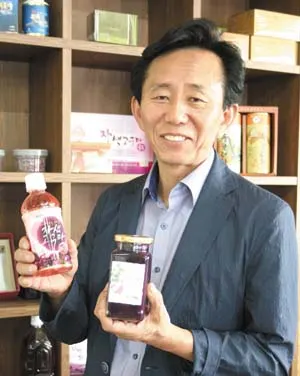 ▲ (주)지산식품의 김승교 대표이사