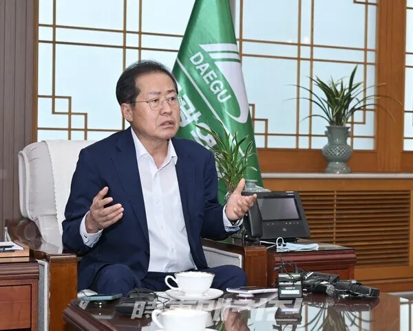 홍준표 대구시장.(사진_대구시)