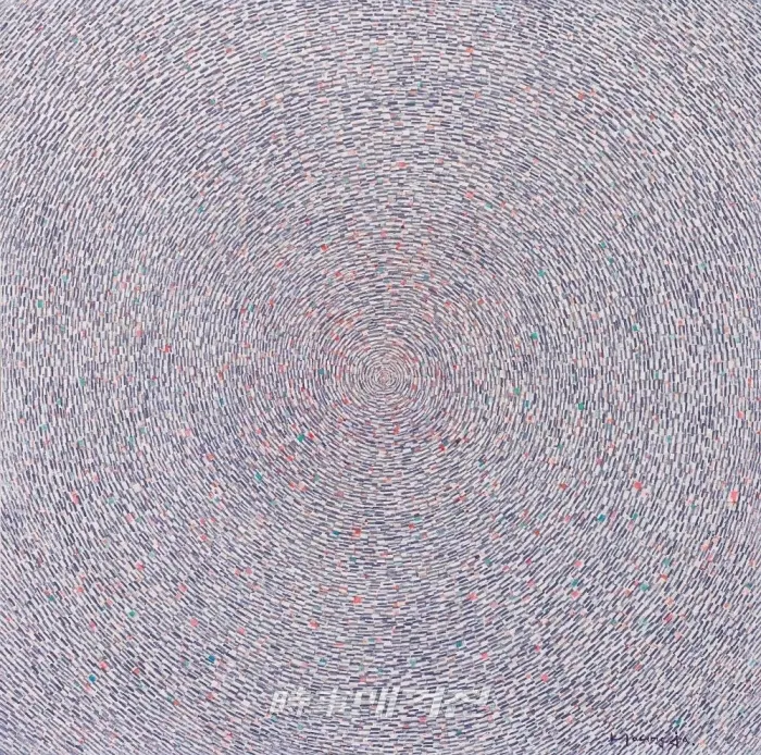 생성과 소멸 91.0x91.0cm acrilyc on canvas 2019
