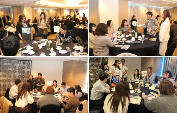 현지 호텔 및 랜드사와 한국 여행사가 1:1로 만나 상담하는 테이블탑 (사진_인도네시아 관광청 VITO Korea)