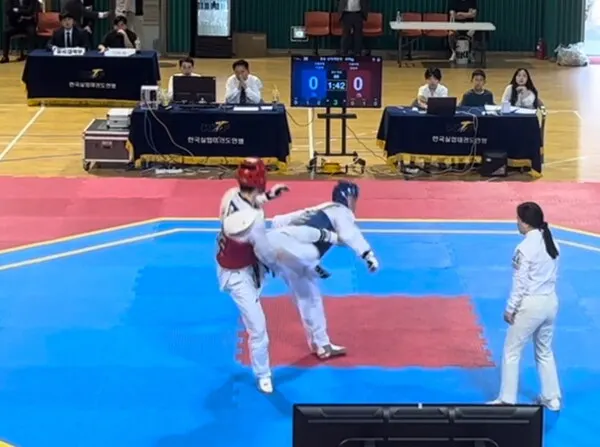 2024 한국실업최강전 겨루기 경기 장면 (사진_고흥군 체육회)