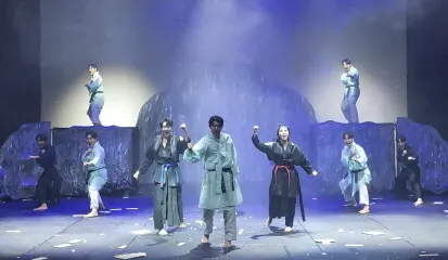 신한대학교 시범단(사진_신한대학교 시범단)