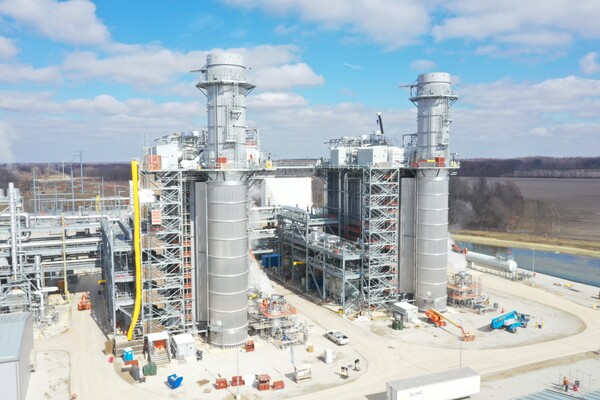 미국 미시간주 Niles 가스복합발전소(1,085MW) 전경. (사진_한국남부발전)