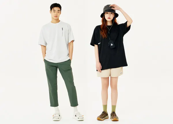 네파 리커버리 썸머 시리즈 착장컷(좌부터)세아트,스코다
