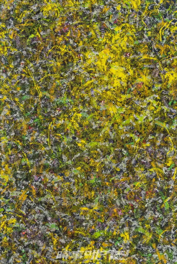 전정 박항환 화백의 작품, 175x118cm(사진_시사매거진)