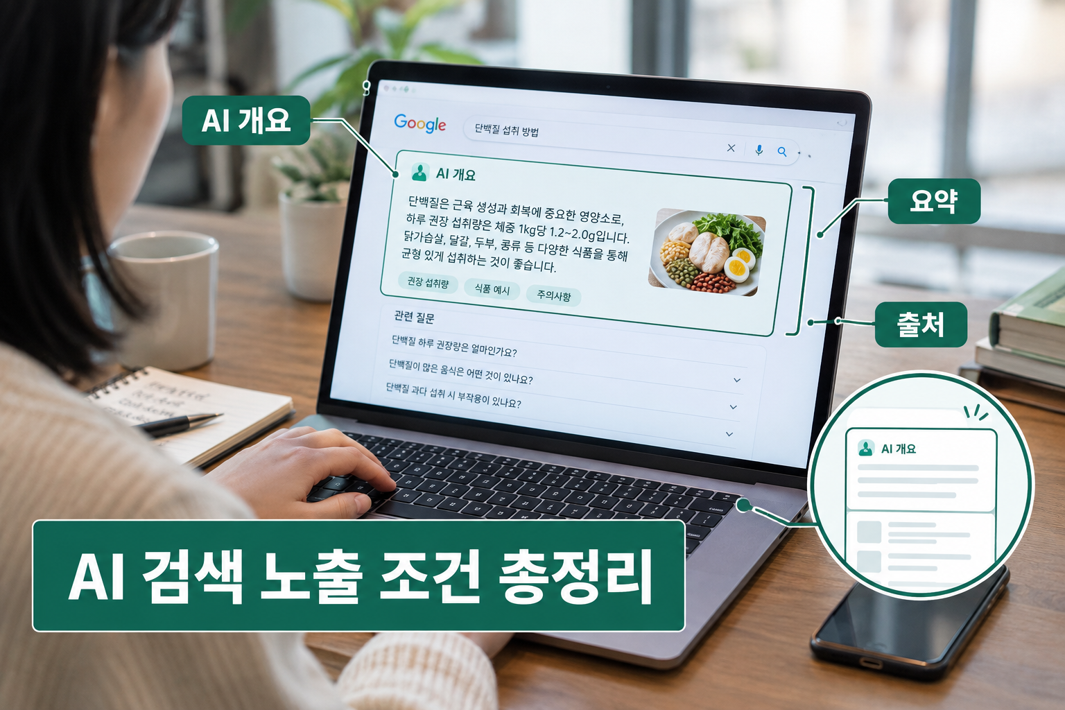 AI Overview 조건 완전 정리: 구글이 AI 답변에 페이지를 노출하는 기준