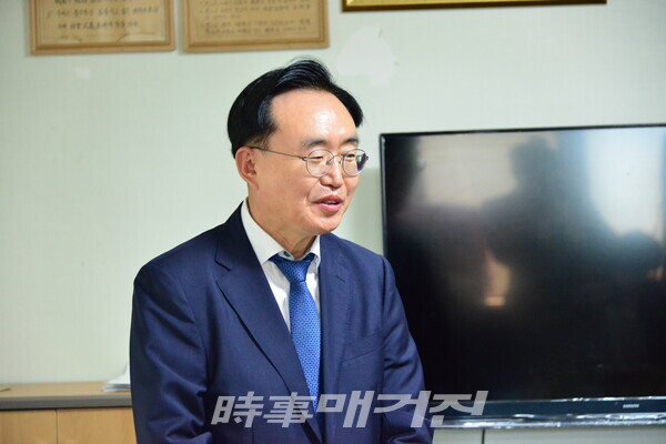 윤병태 나주시장(사진_손정빈 기자)