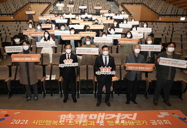 광산구 2021 시민행복도 조사 결과 및 행복영향평가 공유회 (사진_광산구청)