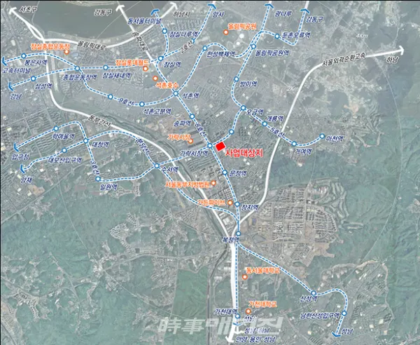'송파ICT보안 클러스터' 위치도(사진_서울시)