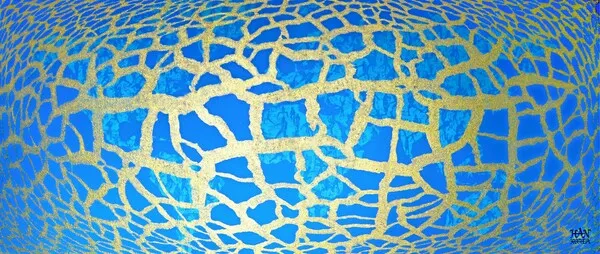 한한국 Han Hankuk, 안전한 지구, 2022, 캔버스에 유채 Oil on Canvas, 160x324cm(사진_한국갤러리)