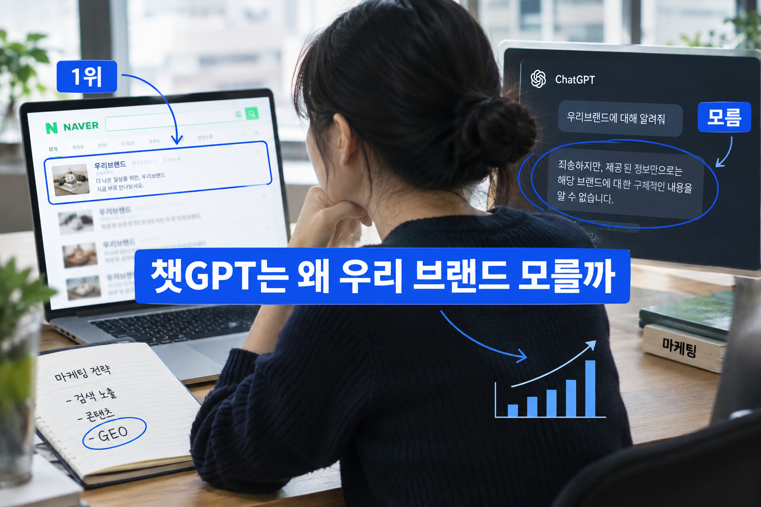 네이버 1위인데 ChatGPT는 왜 우리 브랜드를 모를까