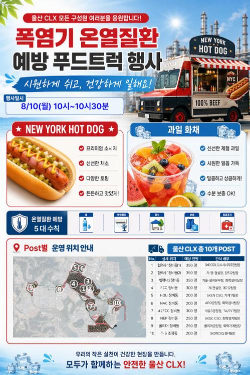 폭염기 휴식권 보장 인식 확산 캠페인 홍보 포스터. (사진_울산시)