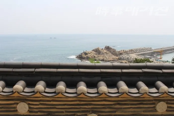 낙산사에서 바라본 바다 (시사매거진 = 이은진 기자)