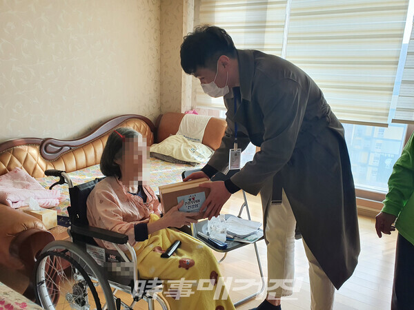 광산구 장애인에 건강꾸러미 지원 (사진_광산구청)