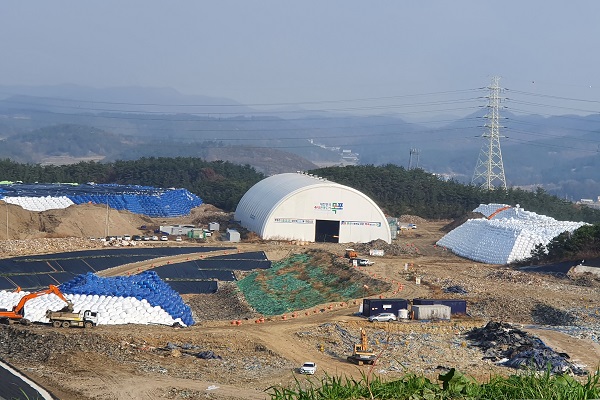 목포시 위생매립장/사진=이병석 기자
