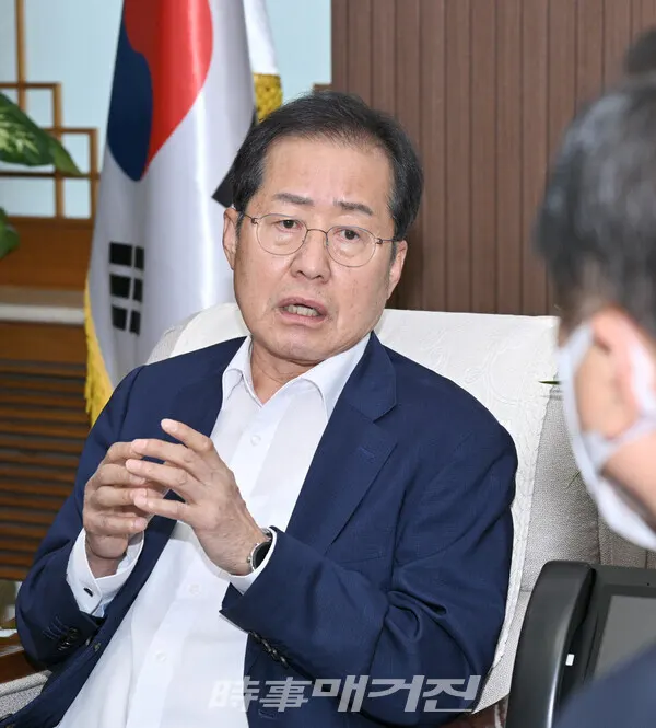 홍준표 대구시장.(사진_대구시)