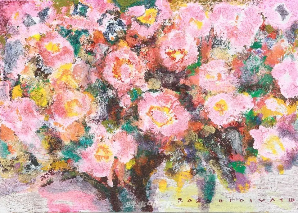 이인섭, From Nature; Spring, 38×46cm, Mixed media, 2020