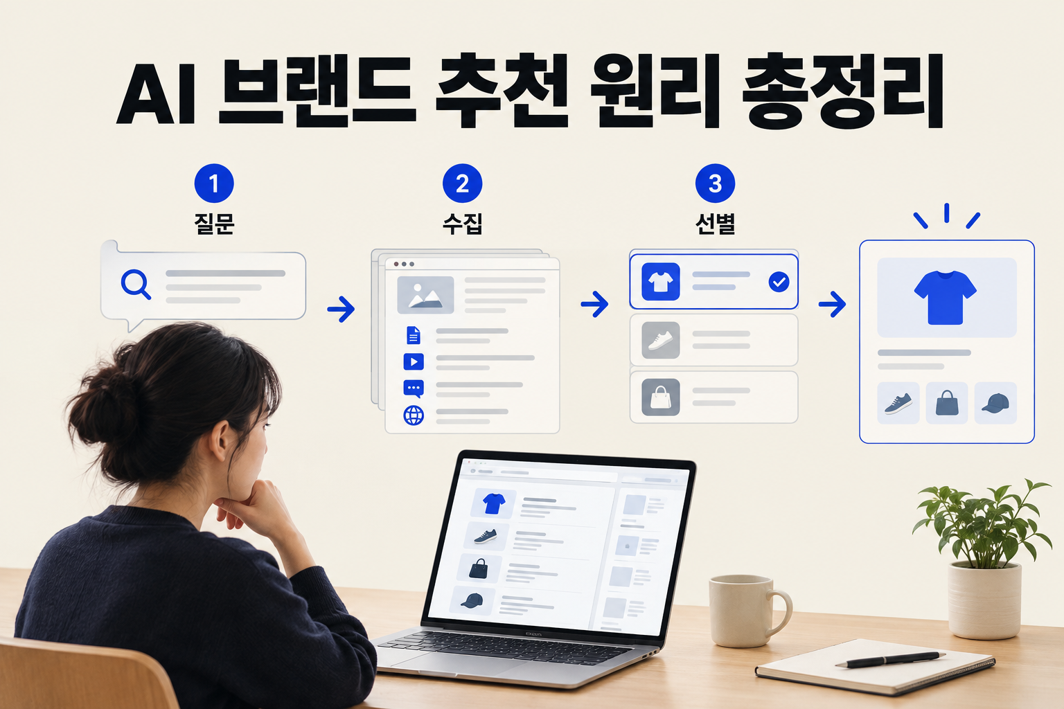 AI는 질문을 정렬하고, 자료를 수집하고, 선별한다 — 3단계 해부