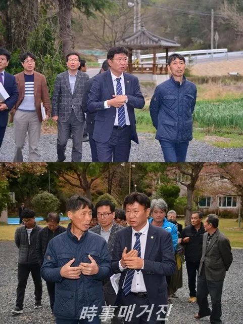 이선호 울주군수는 10일 오후 삼동면 금곡마을을 방문해 지역 주민들과 녹색농촌체험마을 활성화 방안 등에 대한 간담회를 실시한 뒤 현장 운영상황을 점검했다. (사진_울주군)
