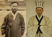 이 사진은 1934년 단체 사진 속의 권순명으로 추정되는 인물과 훗날 신태인 석강 도화소를 통해 그려졌던 것으로 보이는 권순명 노년의 실제 초상화를 정읍 옥상달빛 사진관의 도움으로 만들어 본 것이다.