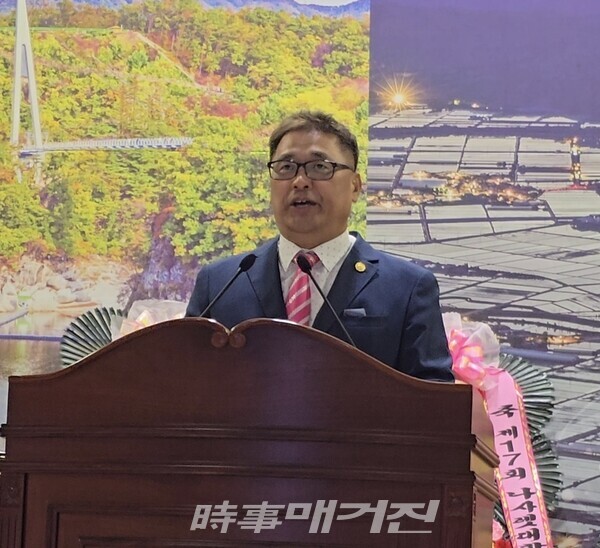 나사렛대학교 이충영 태권도학과장 개회선언을 하고 있다. (사진_이성만 기자)